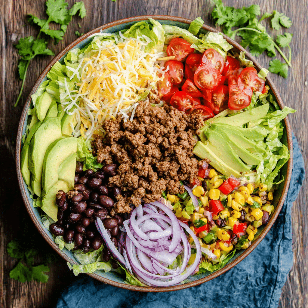 Ground Beef Taco Salad Recipe - Recipe Image