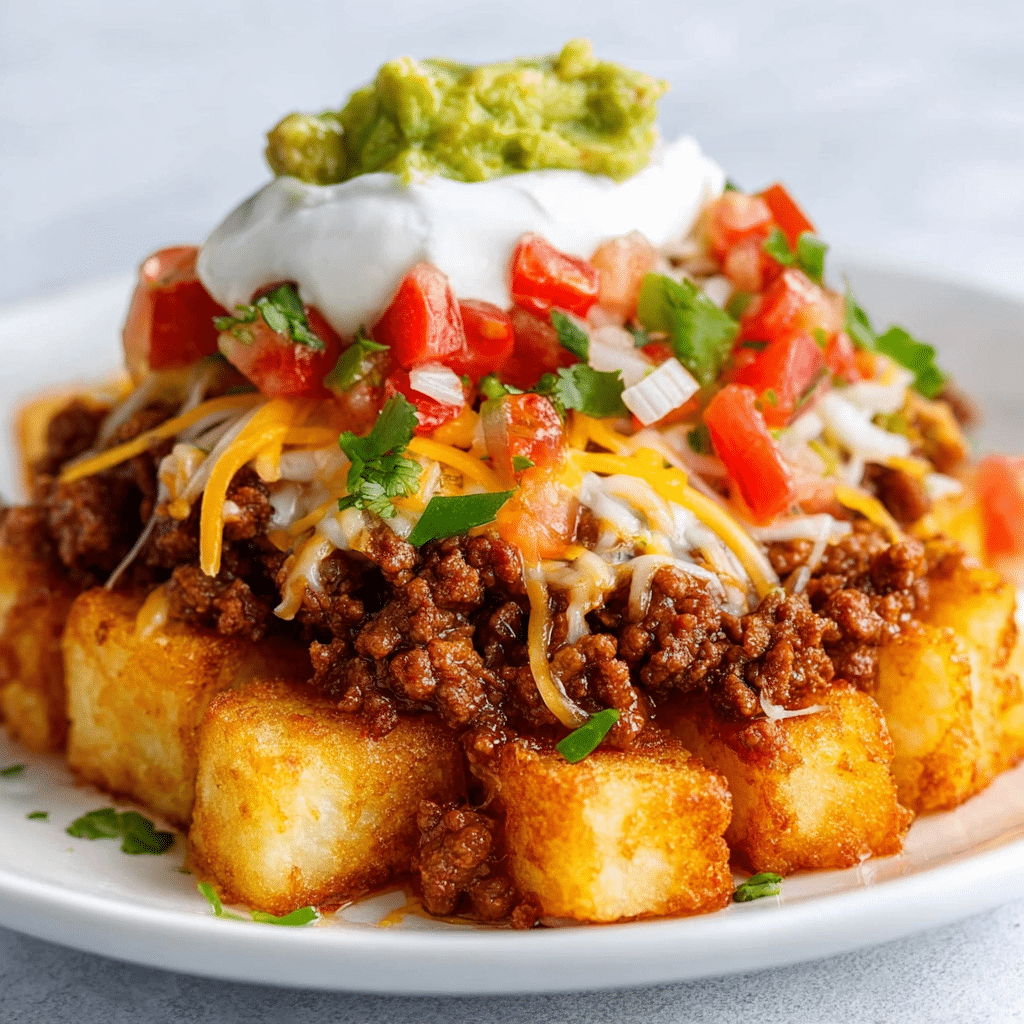 Cheesy Taco Potatoes Recipe - Recipe Image