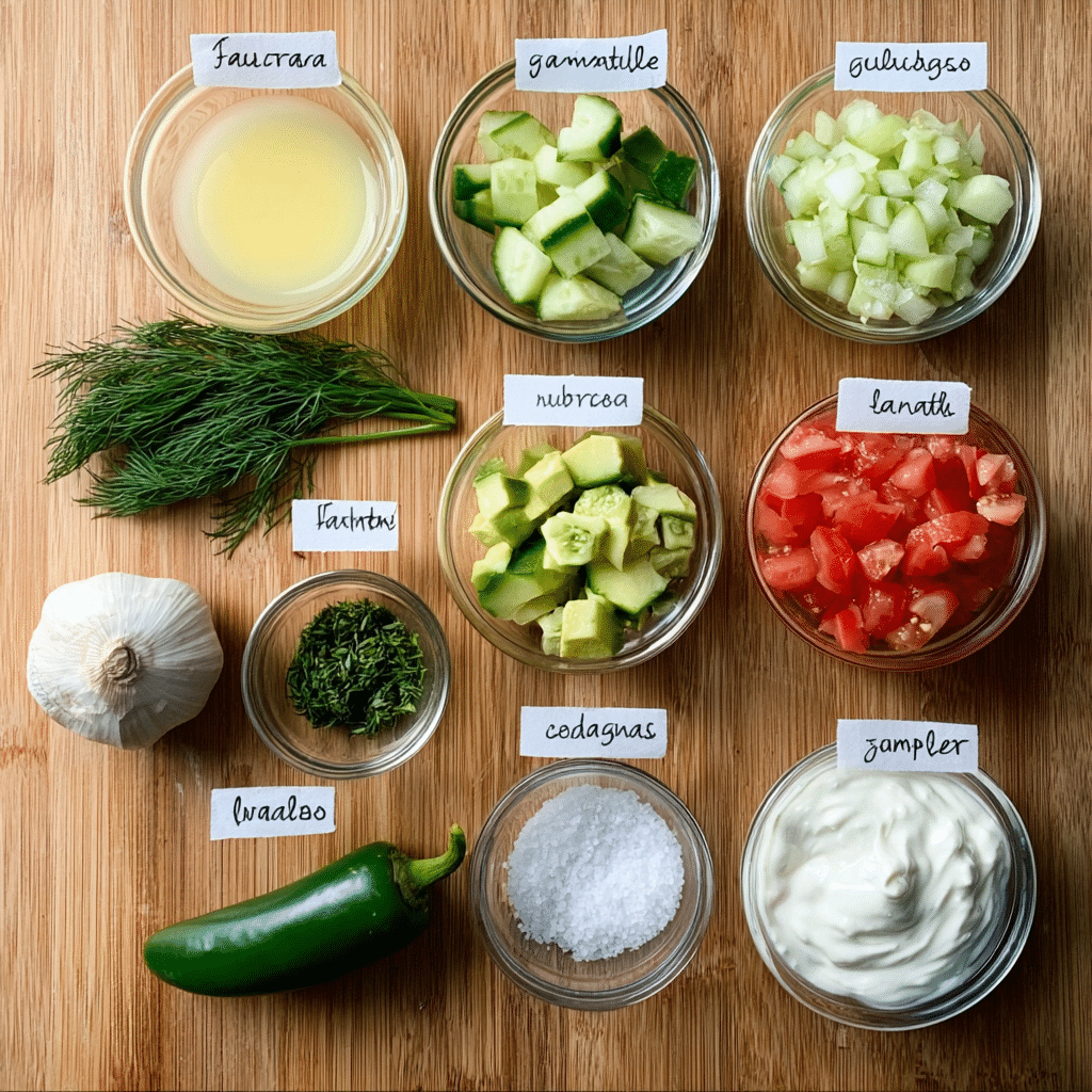 Iced Cucumber-Avocado Soup with Mint Recipe - Recipe Image