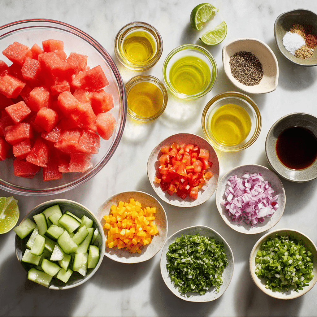 Chilled Watermelon Gazpacho Recipe - Recipe Image