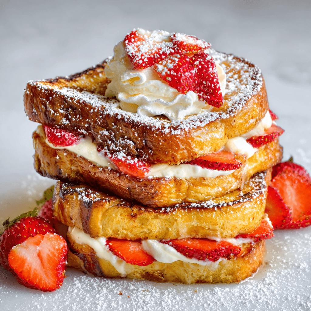 Strawberry Stuffed French Toast Recipe - Recipe Image