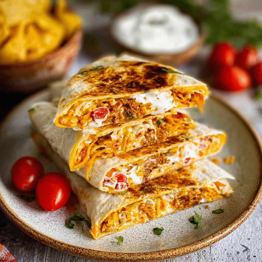 Chicken Crunch Wrap Recipe - Recipe Image