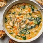 Hearty Instant Pot White Bean Soup with Herbs and Vegetables Recipe