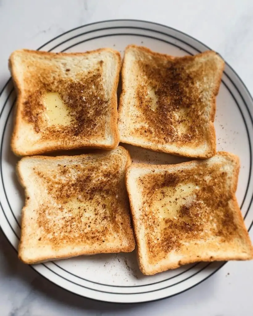 Cinnamon Sugar Vegan Butter Toast Recipe
