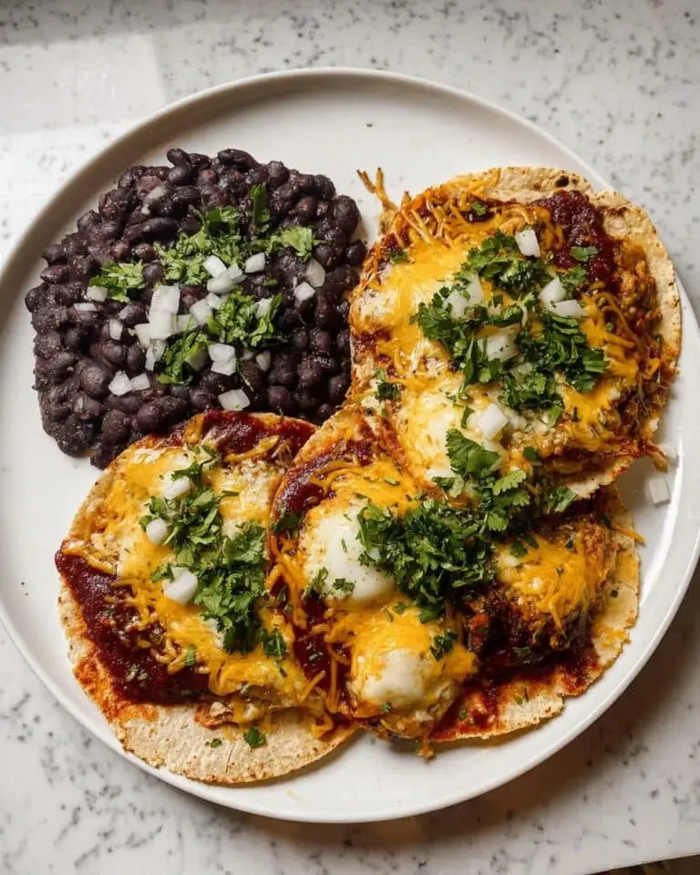 Vegan Huevos Rancheros with Beans and Crispy Tortillas Recipe
