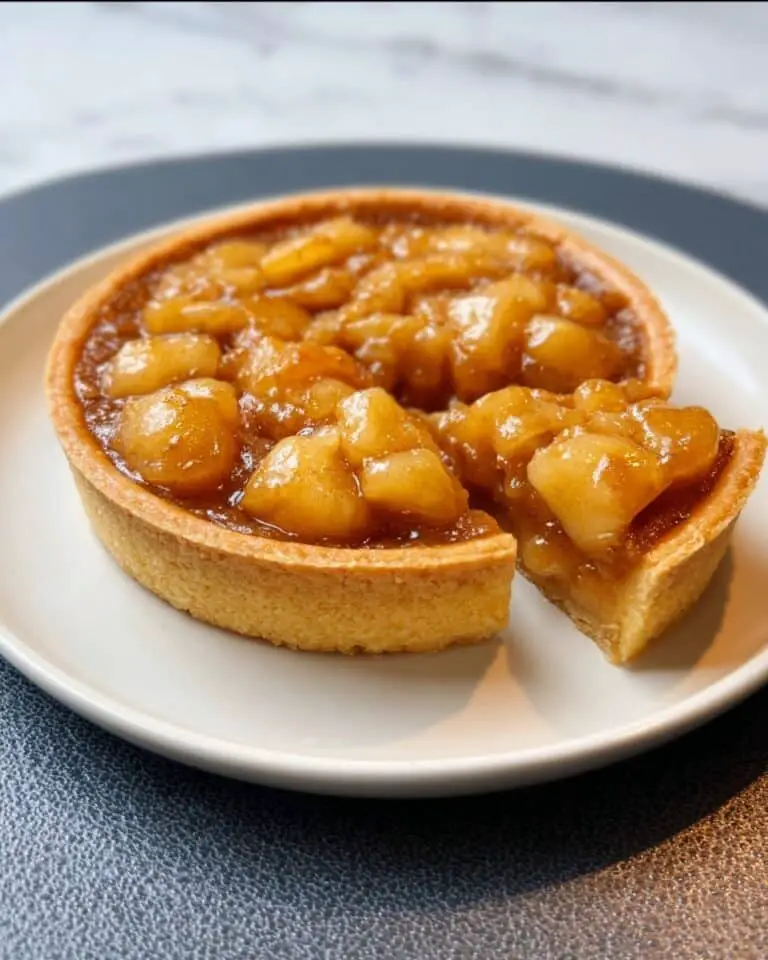Hot Caramel Apple Tart Recipe