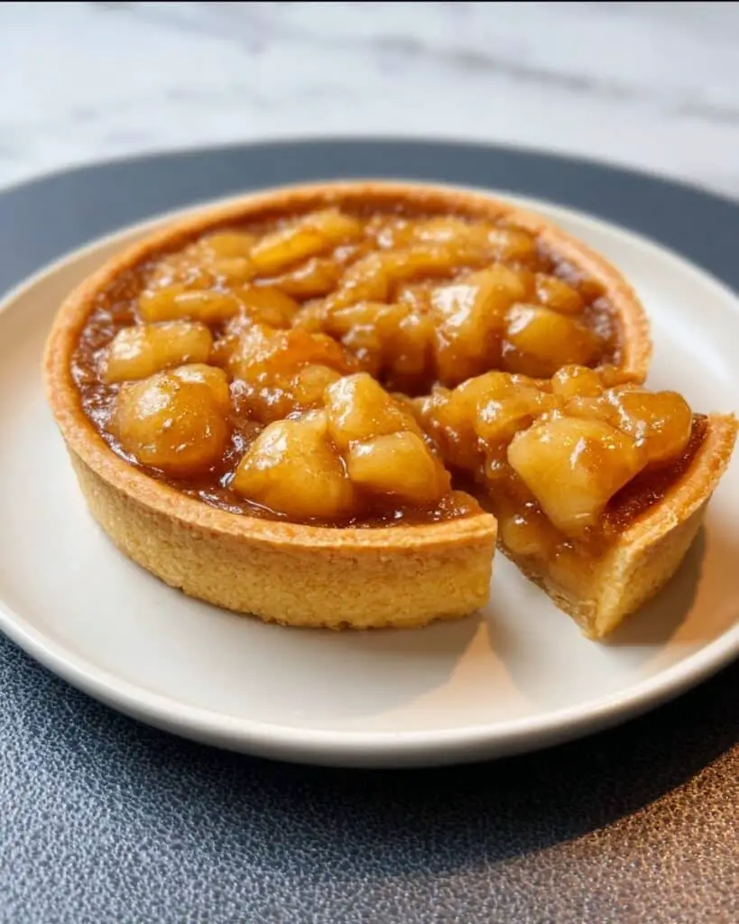 Hot Caramel Apple Tart Recipe