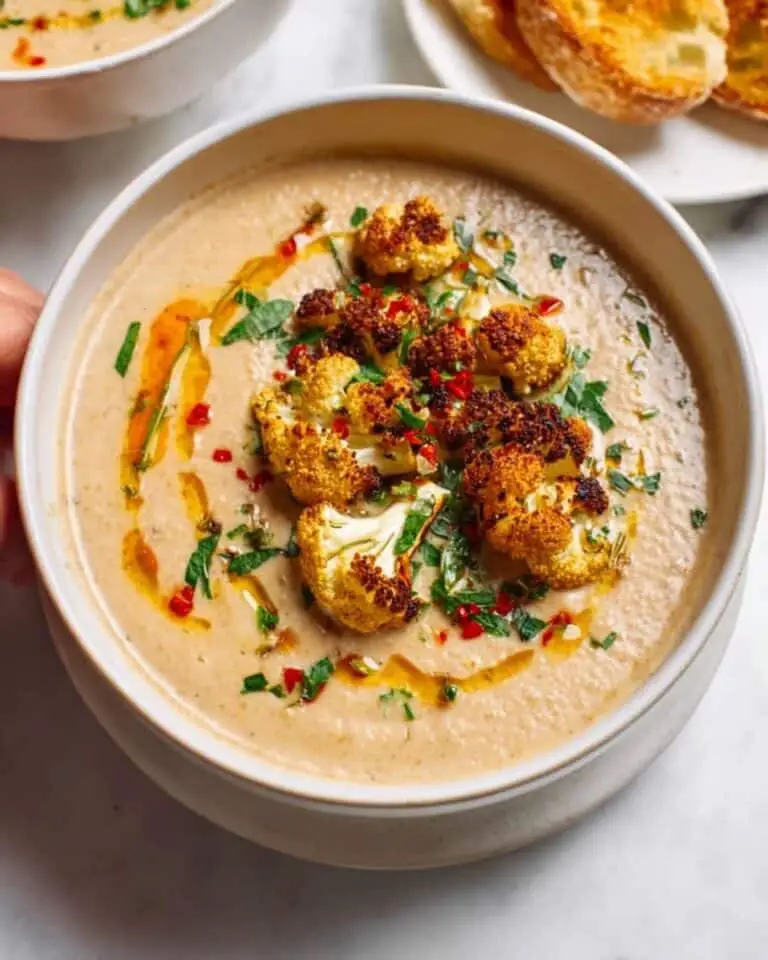 Vegan Cauliflower Soup Recipe