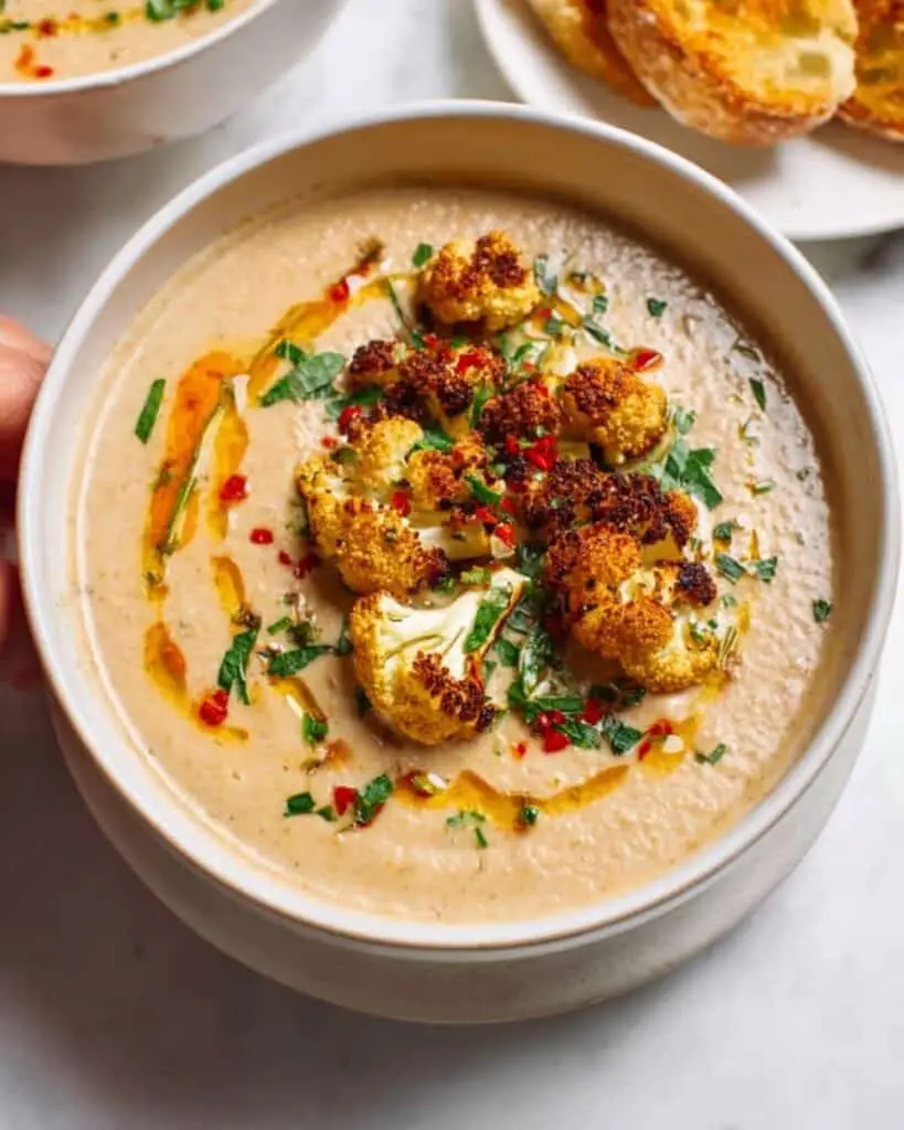 Vegan Cauliflower Soup Recipe