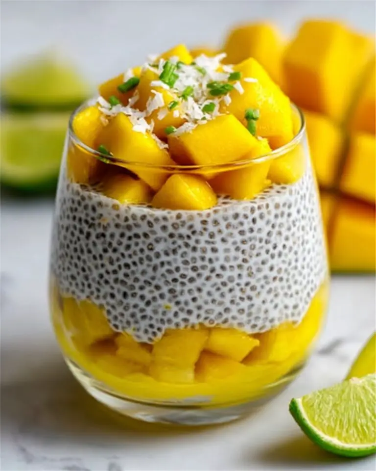 Coconut Chia Pudding with Tropical Fruit Recipe