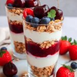 Cranberry Almond Granola Parfait Recipe