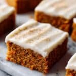 Pumpkin Bars with Cream Cheese Frosting Recipe