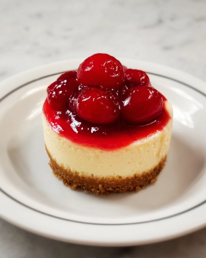 Mini Cherry Cheesecakes Recipe