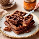 Crispy Pumpkin Spiced Waffles with Cinnamon and Vanilla Recipe