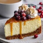 Eggnog Cheesecake with Nutmeg Dusting Recipe