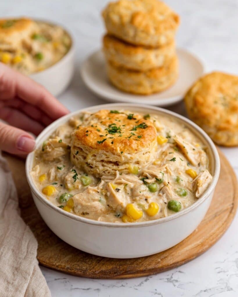 Crock Pot Chicken Pot Pie Casserole Recipe