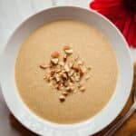 Creamy Roasted Hazelnut Soup with Herbs and Vegetables Recipe