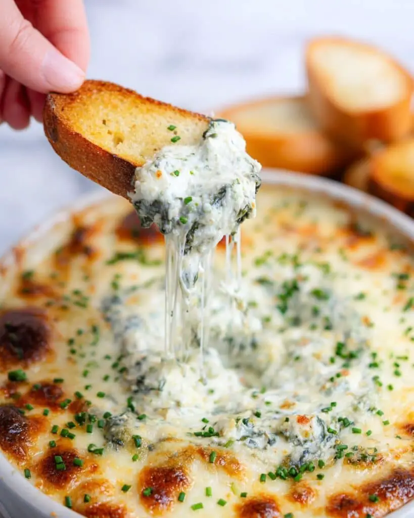 Creamy Spinach & Artichoke Dip Recipe