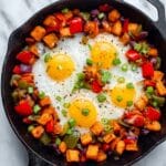 Savory Sweet Potato Hash with Eggs Recipe