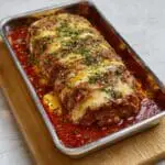Italian Meatloaf with Cheesy Tomato Glaze Recipe