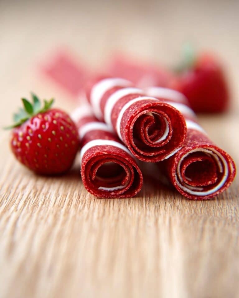 Easy Strawberry Fruit Roll Ups Recipe