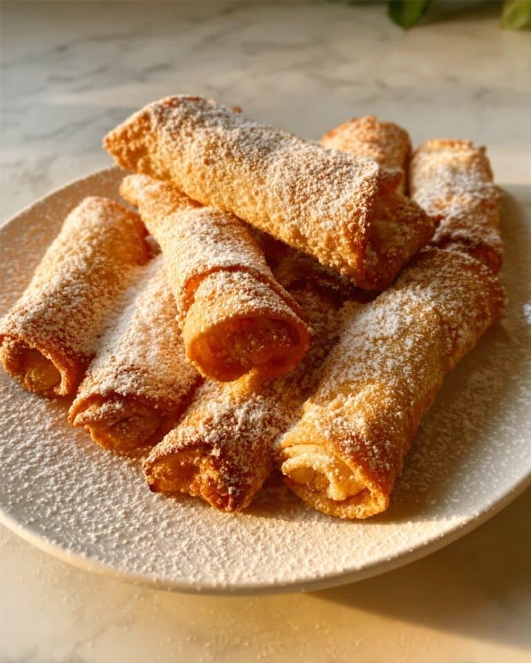 Crispy Chocolate Banana Egg Rolls (Air Fryer Dessert) Recipe