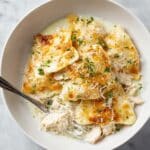 Chicken Alfredo Baked Ravioli Recipe