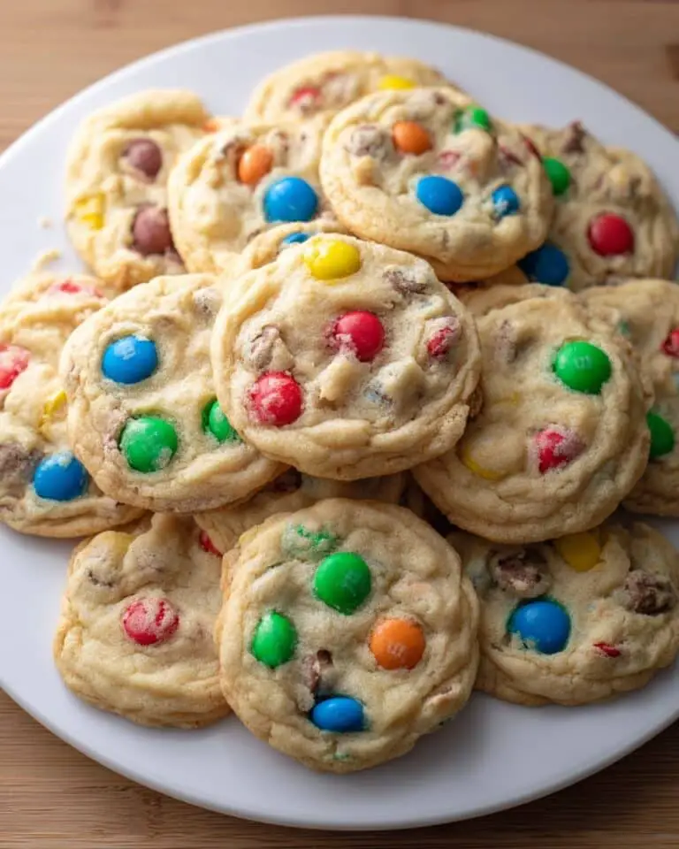 Soft Bakery-Style M&M Cookies Recipe
