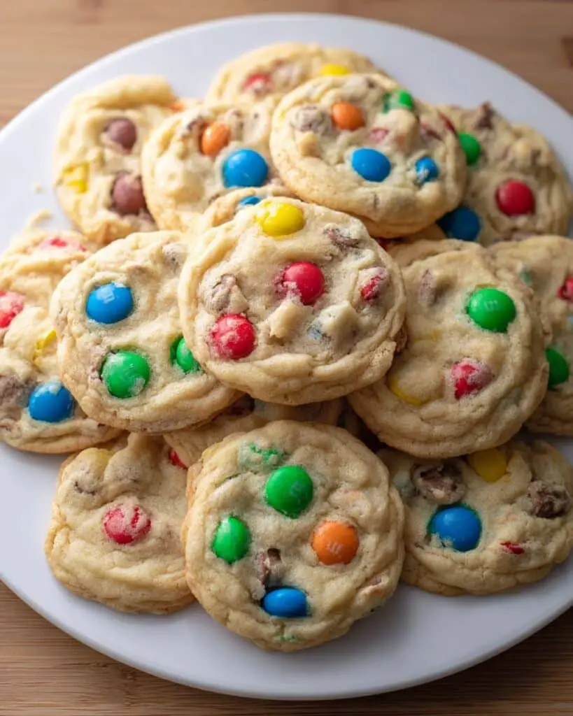 Soft Bakery-Style M&M Cookies Recipe