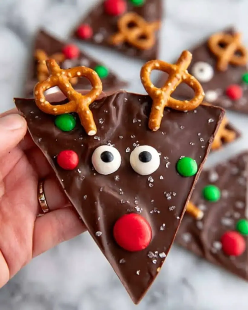 Reindeer Chocolate Bark Recipe