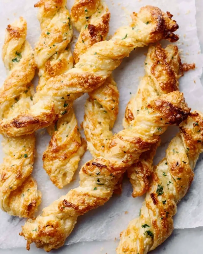 Savory Puff Pastry Twists Recipe