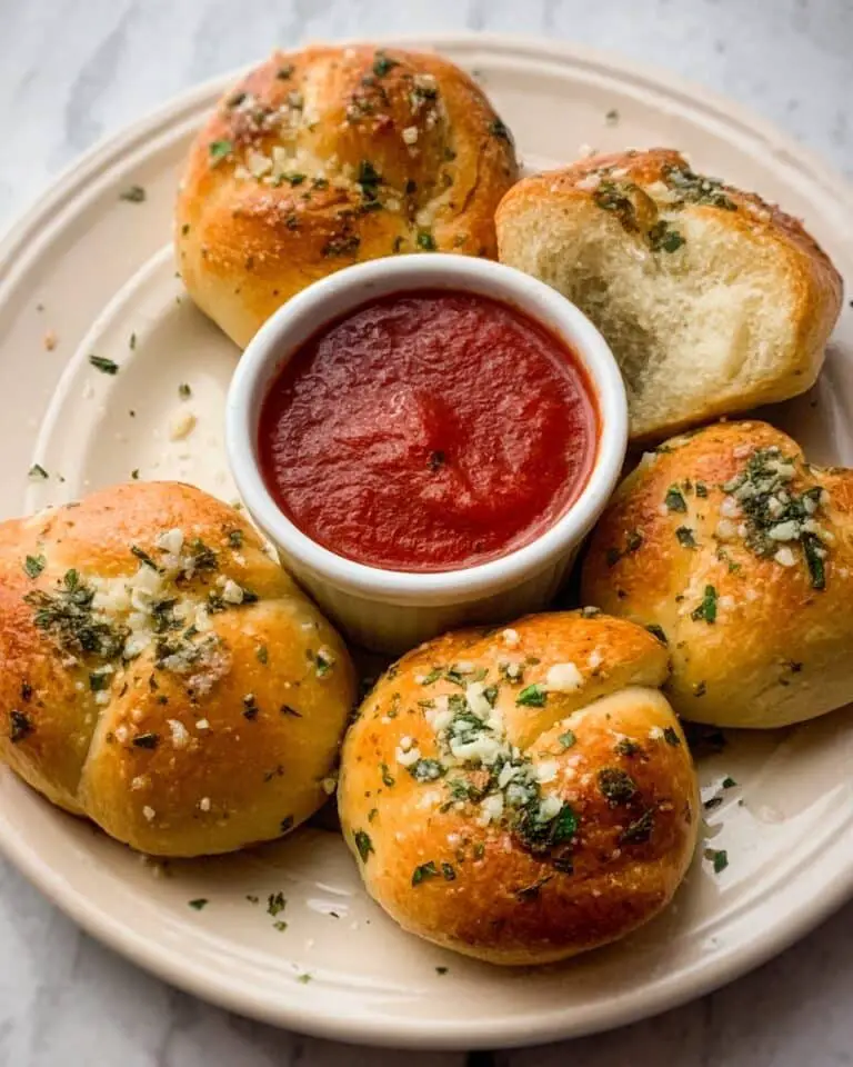 Cheesy Garlic Knots Recipe