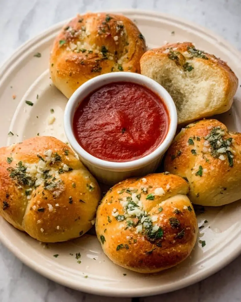 Cheesy Garlic Knots Recipe