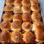 Mini Meatball Sliders with Juicy Meatballs, Melty Cheese, and Marinara Recipe