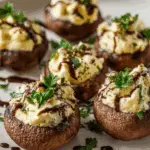 Cheesy Garlic Stuffed Mushrooms Recipe