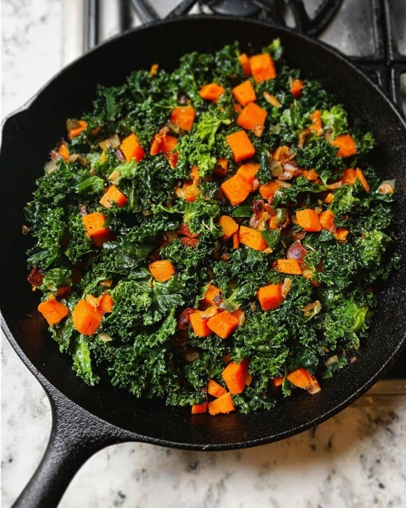 Savory Sweet Potato and Kale Hash Recipe