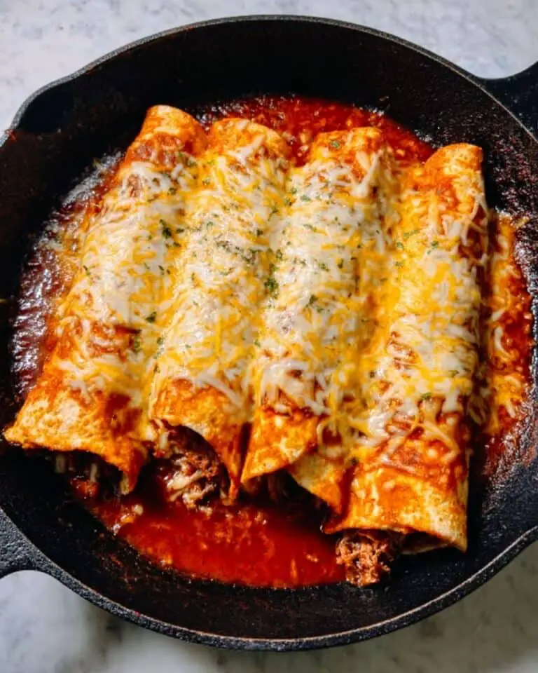 Ground Beef and Cheese Enchiladas Recipe