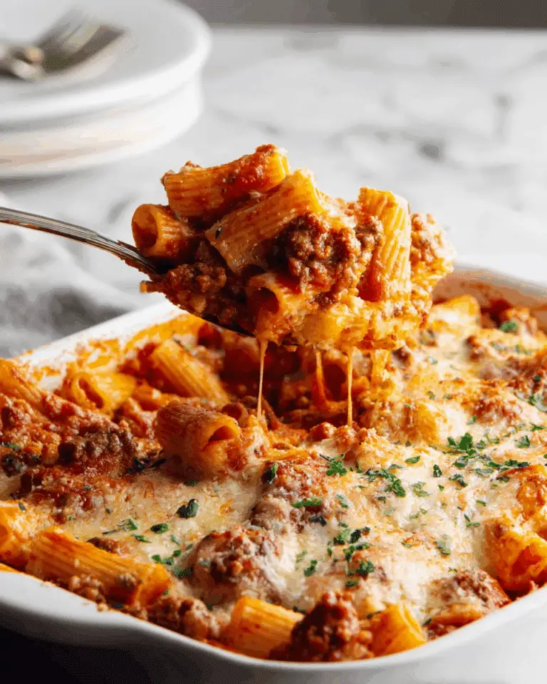 Hearty Baked Rigatoni Recipe