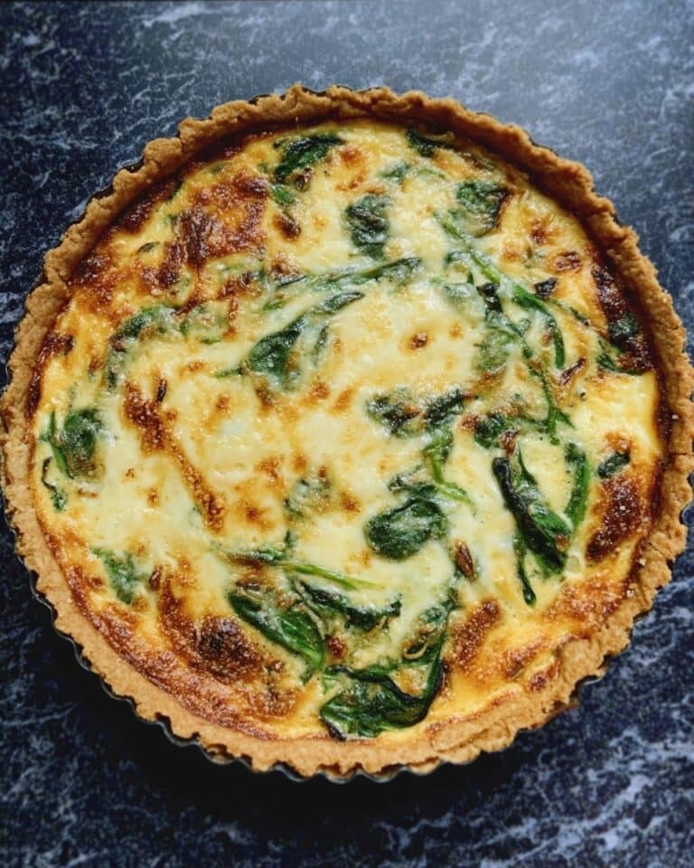 Breakfast Quiche with Spinach and Feta Recipe