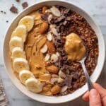 Cocoa Almond Butter Overnight Oats Recipe