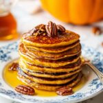 Spiced Pumpkin Pancakes with Maple Syrup Recipe