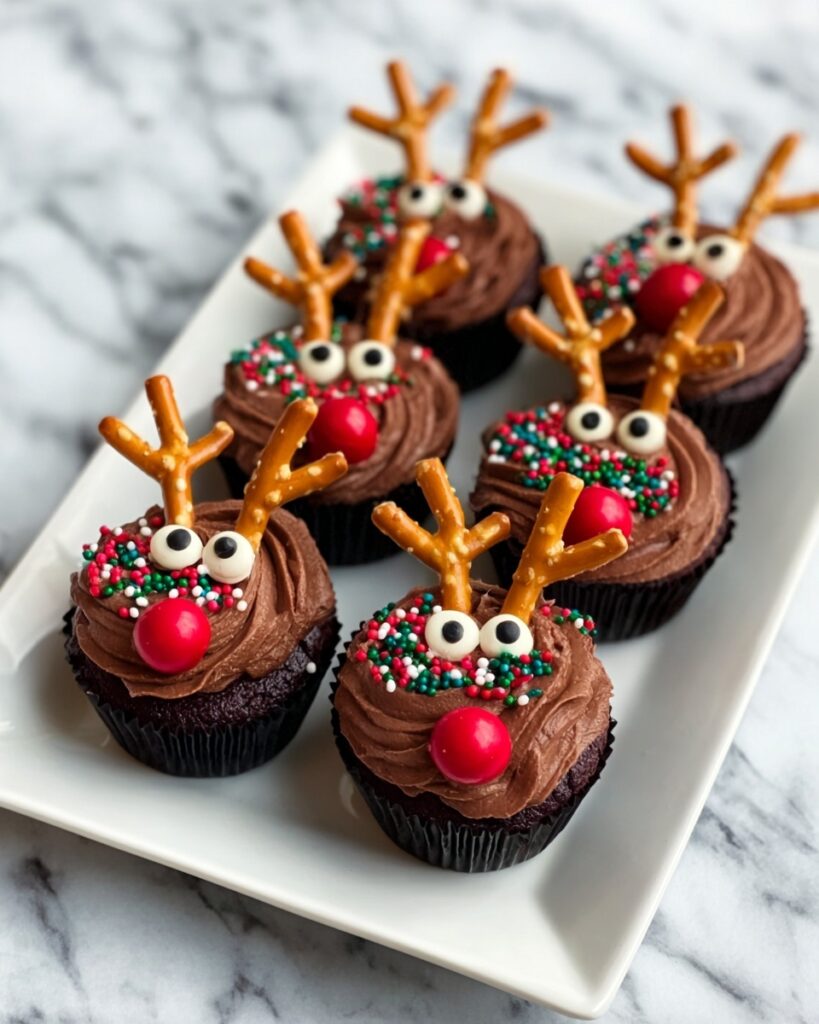 Easy Reindeer Cupcakes Recipe