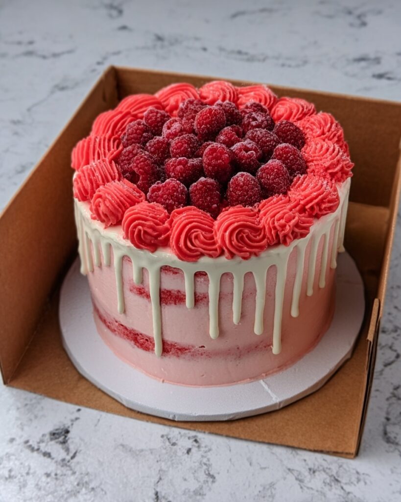 White Chocolate Raspberry Cake Recipe