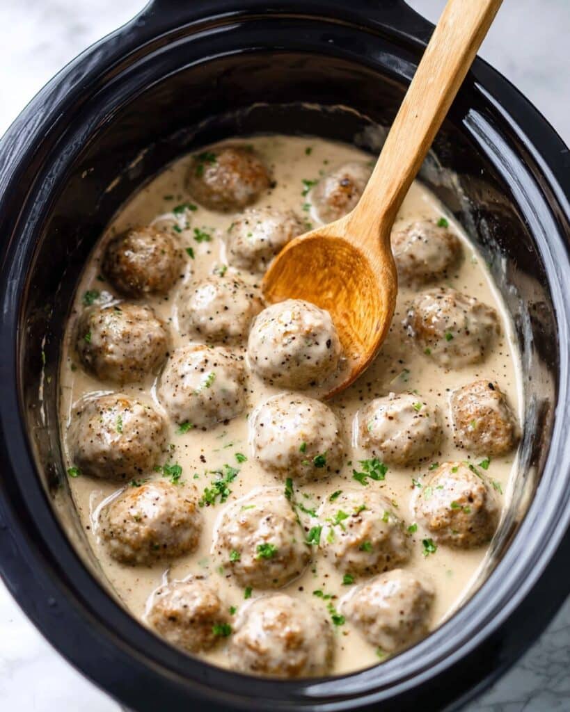 Slow Cooker Swedish Meatballs Recipe