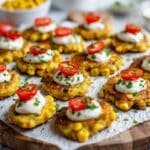 Corn Fritters with Whipped Feta Dip Recipe