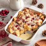 Cranberry Orange Bread Pudding Recipe
