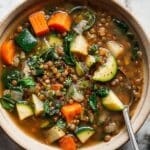 Rustic Vegetable and Lentil Stew Recipe
