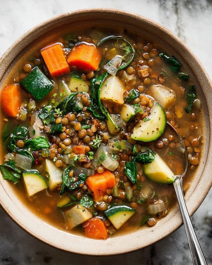 Rustic Vegetable and Lentil Stew Recipe