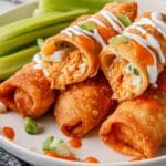 Buffalo Chicken Egg Rolls Recipe