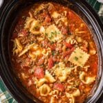 Crock Pot Lasagna Soup Recipe